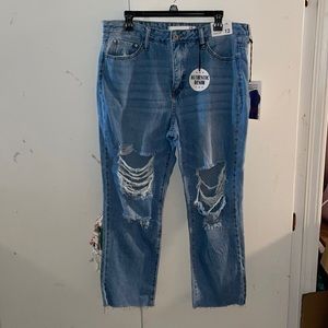 NWT - ripped denim jeans